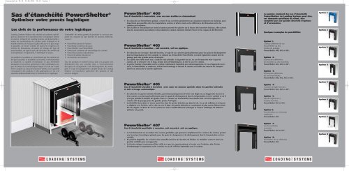 Sas d'étanchéité Powershelter