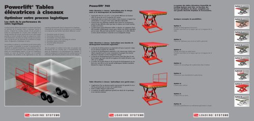 Tables élévatrices Powerlift