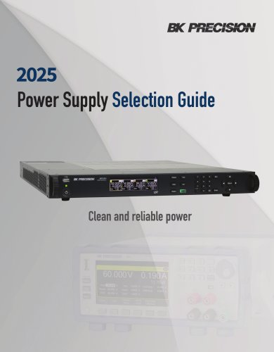 Power Supply Selection Guide 2025