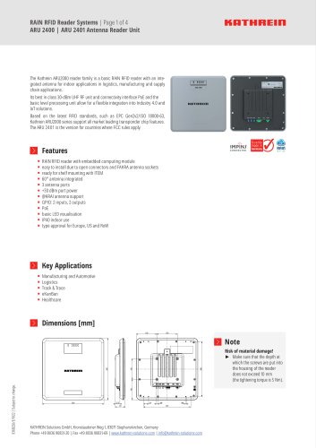 ARU 2400 | ARU 2401 Antenna Reader Unit