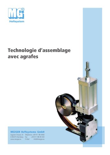 Technologie d‘assemblage avec agrafes