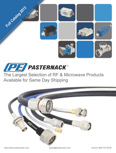 Pasternack RF and Microwave Products Catalog - Full Version