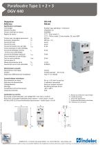 Parafoudre Type 1 + 2 + 3 – DGV 440 - 1