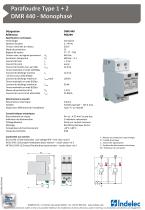 Parafoudre Type 1 + 2 – DMR 440 – Monophasé - 1