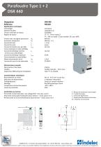 Parafoudre Type 1 + 2 – DSR 440 - 1