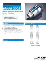 Ocean Submersible/Oceanographic Pressure Transducers Model 2002