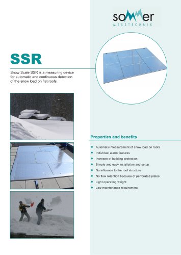 Snow Scale Roof SSR