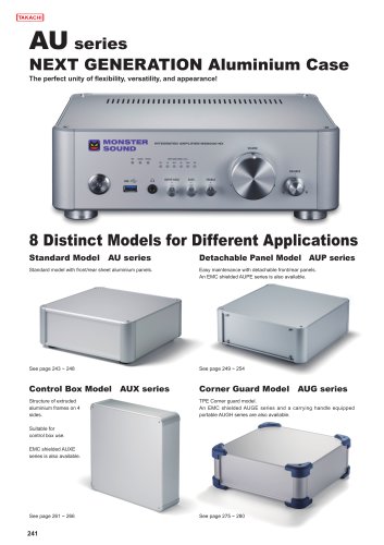 AUH series - ALUMINIUM CONTROL BOX