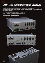 AWA series - HEAT-SINK ALUMINIUM ENCLOSURE