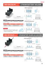CR2・CR123A-PC/R series - BATTERY HOLDER