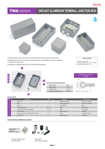 Diecast Aluminium Terminal Junction Box - TMA series