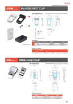 DK series - STEEL BELT CLIP