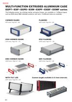 EXEF series - FLANGED ALUMINIUM EMC SHIELD CASE
