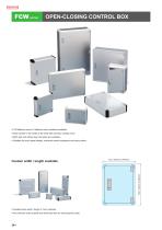 FCW series - OPEN/CLOSE CONTROL BOX