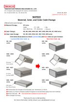 MSN series - DESKTOP ENCLOSURE with TIP-UP HANDLE