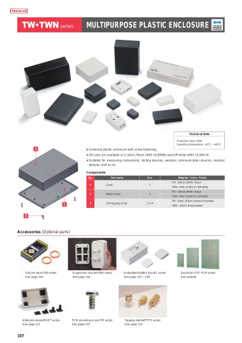 Multipurpose Plastic Enclosure - TW・TWN series