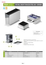 SLB series - IP65 WALL MOUNT STAINLESS STEEL BOX