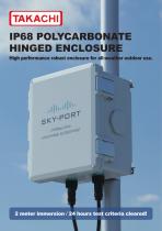 UPC series - IP68 POLYCARBONATE HINGED ENCLOSURE