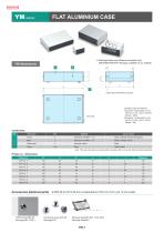 YM series - FLAT ALUMINIUM CASE