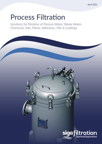 Siga Filtration Process Filtration Brochure 2023