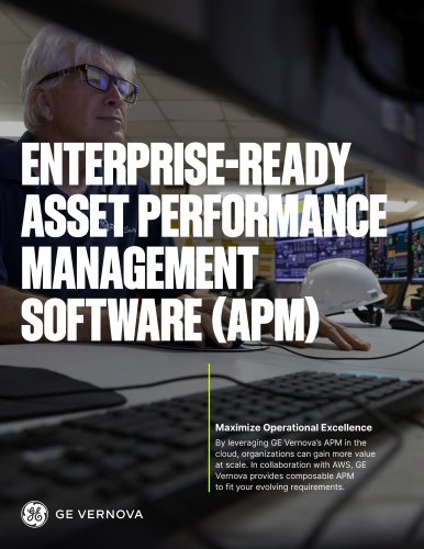 ENTERPRISE-READY ASSET PERFORMANCE MANAGEMENT SOFTWARE (APM)