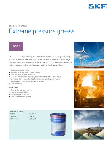 Extreme pressure grease LGEP 1