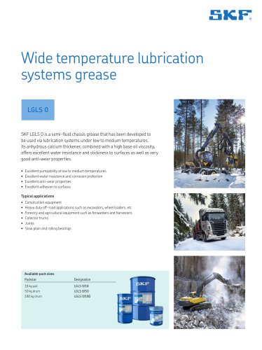 Low temperature chassis grease LGLS 0