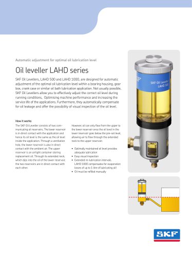 Oil leveller LAHD series