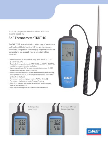 SKF Thermometer TKDT 10