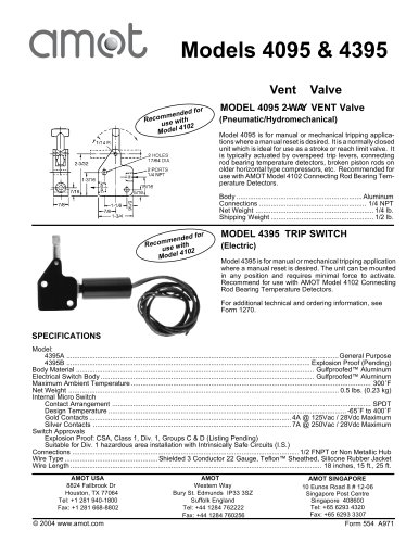 4095 2-Way Vent Valve