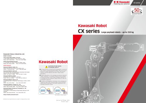 Kawasaki CX Series robots