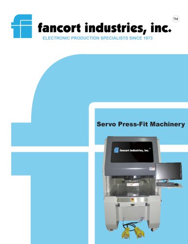 Press-Fit Technology: Fancort Press & Tooling Systems