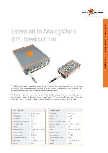 Breakout Box - ICP/IEPE