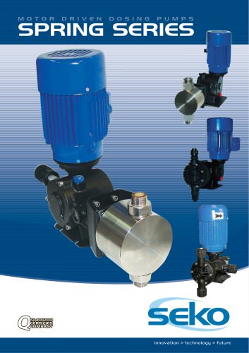 MOTOR DRIVEN DOSING PUMPS SPRING SERIES