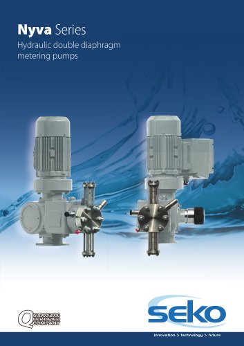 Nyva Series Hydraulic double diaphragm metering pumps