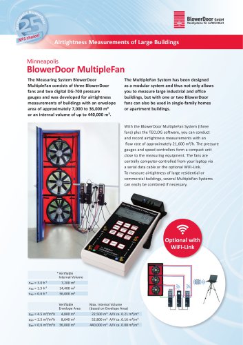 BlowerDoor MultipleFan