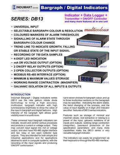 Bargraph / Digital Indicators