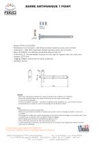 BARRE ANTIPANIQUE 1 POINT - 1