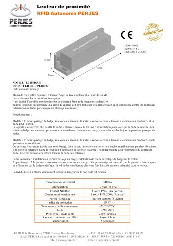 RFID Autonome PERJES