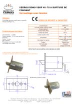 VERROU RROONDNDVVSSRRPP 40 40-70 A RUPTURE DE COURANT