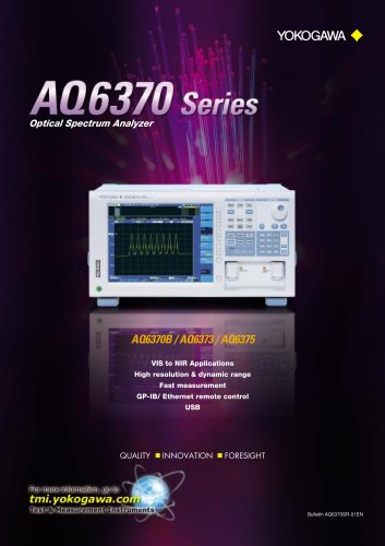 AQ6370 series Optical Spectrum Analyzer