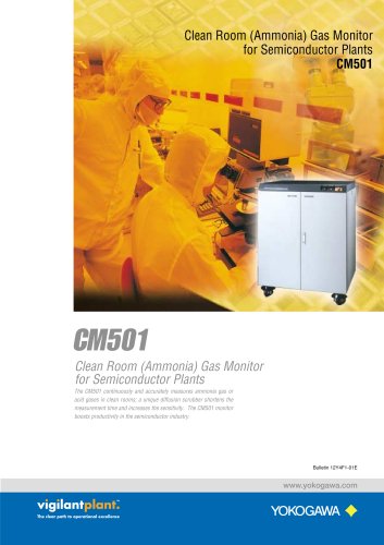 CM501 Clean Room (Ammonia) Gas Monitor 