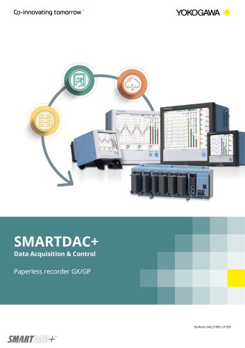 SMARTDAC+ Data Acquisition & Control Paperless Recorder GX/GP 2018