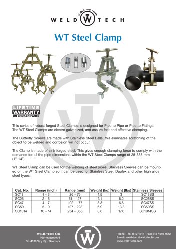 WT Steel Clamp