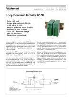 Loop Powered Isolator 6570