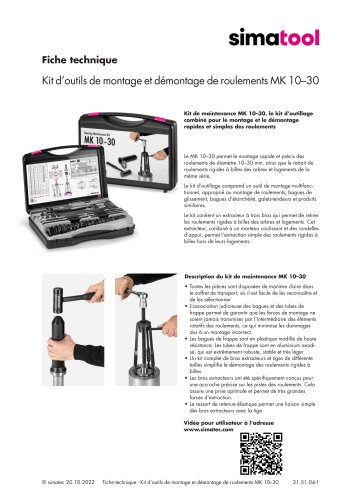 31 51 04 - Technical Data Sheet - MK 10-30 - FR