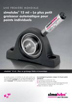 Plus petit graisseur automatique pour points individuels - simalube 15 ml - 1