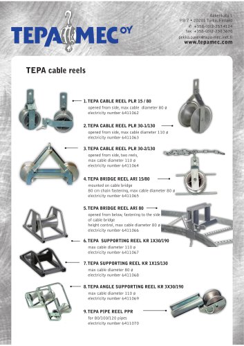 TEPA cable reels