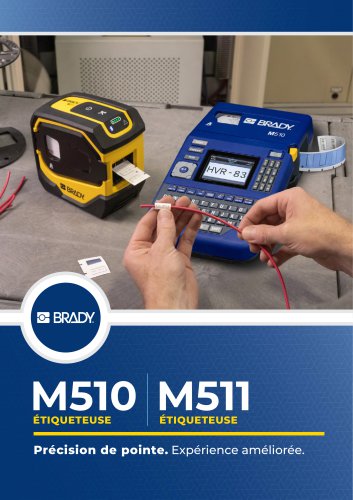 M510 / M511 ÉTIQUETEUSE