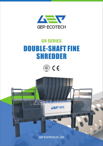 GR series double-shaft fine shredder